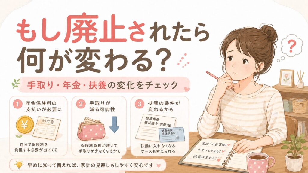 廃止されたら何がかわる？